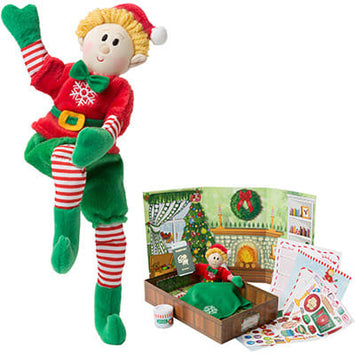 Boy Elf (Blonde Hair) & Elf Book Set